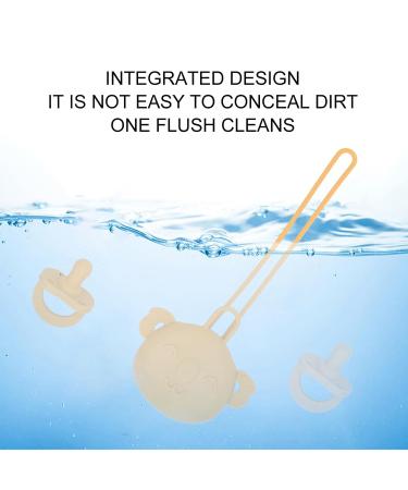 Soft Baby Pacifier for Newborns - Curved Sound Wall Stress Relief Food-Safe Silicone | Secure Comfort for Toddlers - Buy Online on GoSupps.com