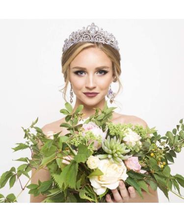 CHANACO Silver Crown Tiaras for Women - Crystal Queen Crown for Wedding, Prom, Birthday - Princess Crown Tiaras for Girls - Bridal Headband for Halloween - Buy Online on GoSupps.com