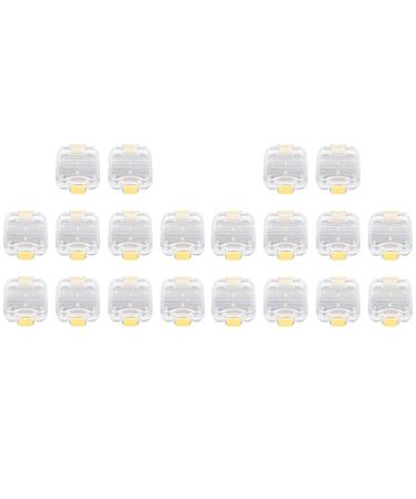 Spactz tooth box for dentures made of plastic 20 pieces with foil for tooth membranes for high-quality dental implants