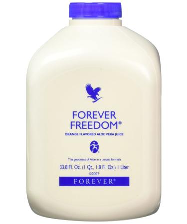 Forever Freedom Orange Flavored Aloe Vera Juice 33.8 FL OZ - Buy Online on GoSupps.com