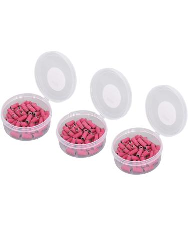 Nail Sanding Bands Multiple Sizes Smoothing Nail Art Sanding Bands Dead Skin Removal for Foot Care (Rose Red) - Buy Online on GoSupps.com