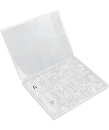 Transparent False Nail Tips Transparent Fashion DIY Artificial Nail Tip for Beauty Salon (03#) - Buy Online on GoSupps.com