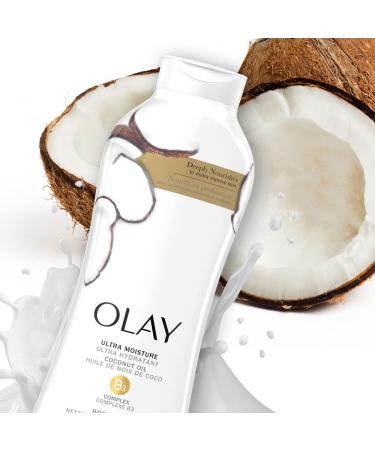 Olay Ultra Moisture Coconut Oasis Body Wash 22 Fl Oz (Pack of 4) for Smooth and Healthy Skin - Buy Online on GoSupps.com