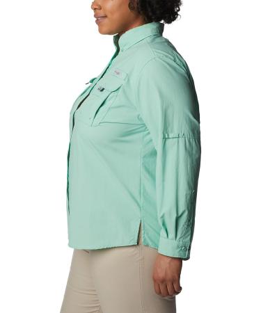 Columbia Women's PFG Bahama II UPF 30 Long Sleeve Fishing Shirt - Kelp, X-Large - Buy Online on GoSupps.com