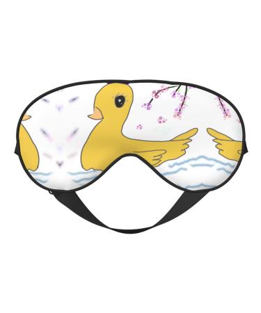 Little Yellow Duck Eye mask Soft Elastic and Adjustable Nighttime Comfort Sleeping mask Suitable for Both Men and Women