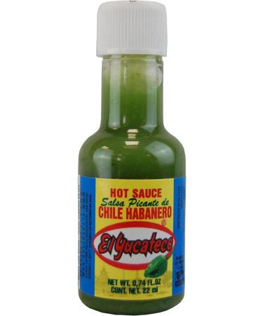 El Yucateco Habanero Hot Sauce Gift Set | 1 x Caribbean Habanero 22ml | 1 x Habanero Hot 22ml | 1 x Habanero Green 22ml | 1 x Habanero Red 22ml - Multipack Gift Set for Hot Sauce Lovers - Buy Online on GoSupps.com