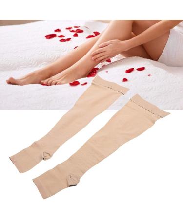 Brrnoo Women's Compression Socks - Lycra & Cotton Anti-Slip Seamless 20-32 mmHg for Leg Trimming & Varicose Vein Prevention - Buy Online on GoSupps.com