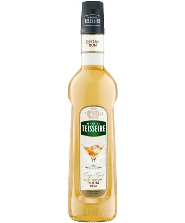 Mathieu Teisseire Rum Taste Syrup for drinks classic cocktails with or without alcohol 70cl bottle