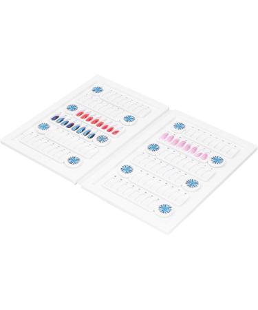 Pokerty9 Nail Art Display Book Magnet Adsorption Nail Tip Display Book for Nail Art Store Nail Polish Accessory Nail Tip Tool - Buy Online on GoSupps.com