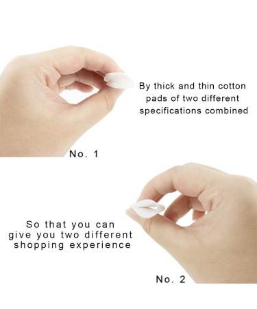 Buy Hypoallergenic 2-in-1 Cotton Pads for Face - 360 Lint-Free Pure Cotton Pads (3-Pack) | International Shipping - Buy Online on GoSupps.com