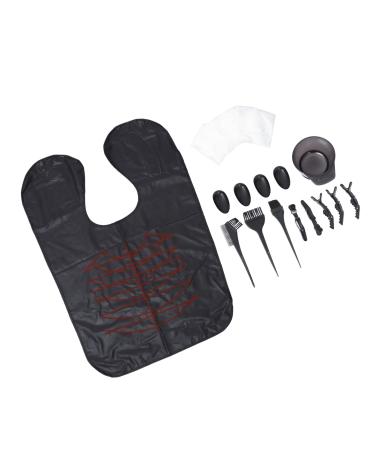 Ipetboom Set Hair Color Kit Hair Dye Color Kit Hair Tinting Brush Dyeing Bowl Hair Dye Brush Hair Bleaching Tinting Tools Hair Dye Tool Hair Coloring Brush Shawl Dye Bowl Baking Oil Plastic