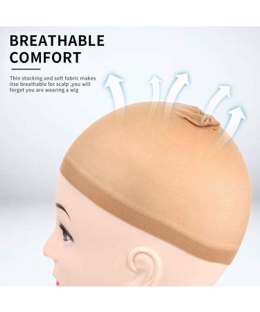 Sweatproof Silicone Wig Grip Headbands & Nylon Caps Set - 12 Pcs | Non-Slip & Adjustable | Perfect for Women's Sport, Yoga & Cosplay - Buy Online on GoSupps.com