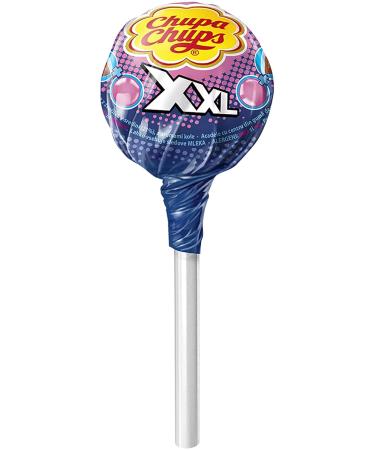 Chupa Chups XXL BIG BUBBLE Lollipops - 25 Candy Display | Strawberry Apple & Cola Chewy Gum Core - 29g Each - Buy Online on GoSupps.com