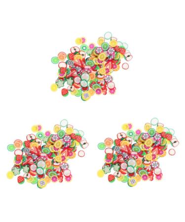 minkissy 12 Packs Nail Art Polymer Clay Decor Fruit Craft Making Beads 3d Polymer Nail Slice Resin Fillers Diy Nail Art Slices Nail Art Craft Nail Art Marking Kit Suite Manicure