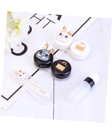 Partykindom 3PC Lip Gloss Kit - Portable Container for Lip Gloss Contact Lens Cases & Accessories | Travel-Friendly Tweezing Rack - Buy Online on GoSupps.com