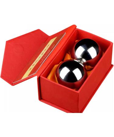 Unbit Baoding Balls - Stainless Steel/Stone Stress Relief Exercise Balls for Adults - Hand Therapy & Stress Relief - Buy Online on GoSupps.com