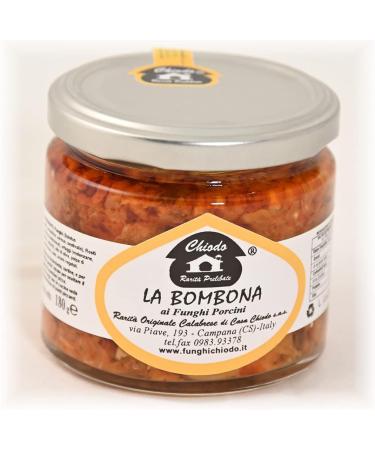Bombona - spicy condiment with mushrooms and fresh vegetables - Pack of 3 jars of 180gr - Without Preservatives - Historical family recipes since 1970 - Mushrooms Chiodo - Buy Online on GoSupps.com