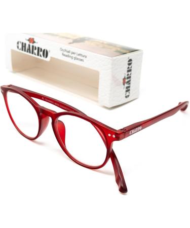 El Charro Unisex Connecticut Reading Glasses - Stylish Red Frames for Men & Women International Shipping Available - Buy Online on GoSupps.com