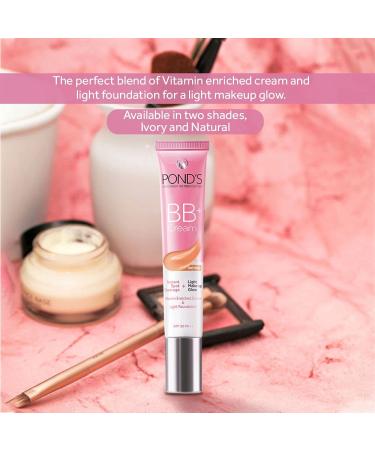 POND S BB+ Cream Natural Shade Light Coverage with SPF 30 PA++ 18 g (0.63 oz) - Buy Online on GoSupps.com