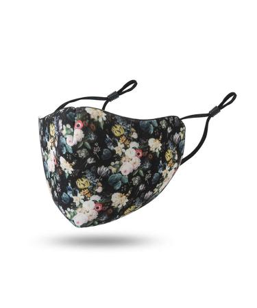 1 PC Women Cute Floral Print_Mask With Design SKin Care Comfortable Friendly