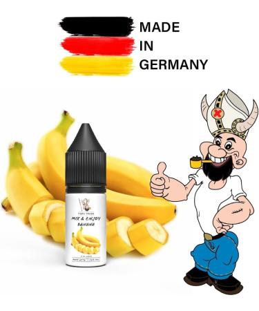 POPY Trade Mix & Enjoy Banana High Dosage Flavor 10ml Easy High Efficiency Mix for Nebulizer Fog Machines Diffuser Food Beverage DIY Projects etc. - Buy Online on GoSupps.com