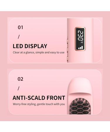 Buy 2 in 1 Hair Straightener and Curler - Ceramic Glaze LED Screen Intelligent Power Off - International Shipping Available - Buy Online on GoSupps.com