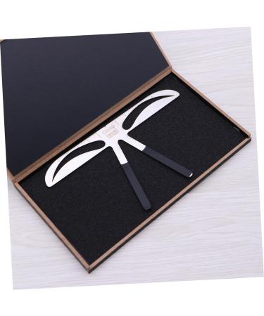 FOMIYES Eye Brow Shaping Kit Eyebrow Shaper Stencil Eyes Eyebrow Stencil Kit Mold Modeling Balance Ruler - Buy Online on GoSupps.com