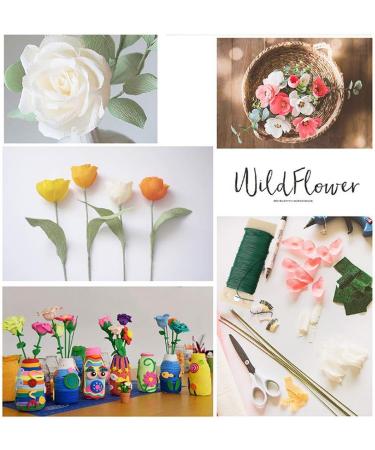 Floral Tape & Wire Kit with Cutter - Green Flower Tape, 22 Gauge Wire - Perfect for Bouquet Arrangements - Buy Online on GoSupps.com