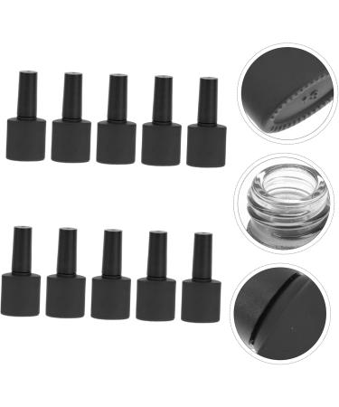 VICASKY 10pi ces Flacon R utilisable pour Gels Ongles Flacon de Rangement pour Vernis Ongles R cipient pour Gels de Forme Aplatie Outil de Manucure - Buy Online on GoSupps.com