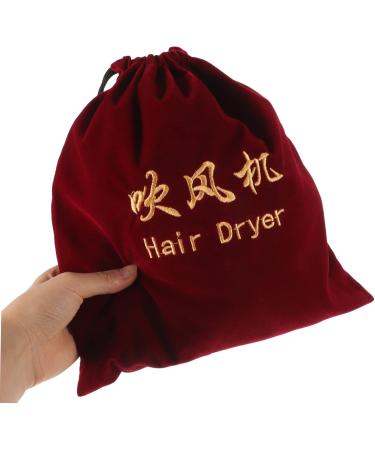 Baluue 3 Pcs Makeup Bag Organizer Hair Dryer Fabric Bag Fabric Velvet Storage Bag Hair Dryer Bags - Buy Online on GoSupps.com