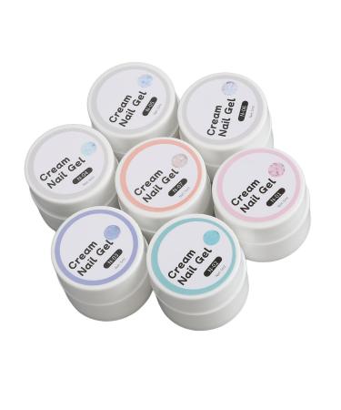 Cream Nail UV Gel Polish Long Lasting Bright Color Cream Nail UV Gel for Salon