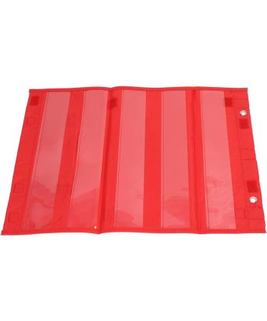 VGEBY Pocket Blackboard - Bright Magnetic Teaching Board for Home School | 5 Rows Clear Schedule (Red) - Buy Online on GoSupps.com