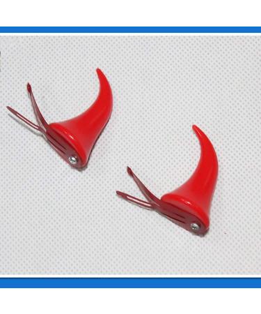 Red Demon Devil Horns Hair Clip Set for Halloween Party Decoration - Buy Online on GoSupps.com