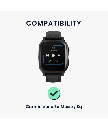 kwmobile Replacement Strap for Garmin Venu Sq Music - Grey Silicone Fitness Tracker Band - Buy Online on GoSupps.com