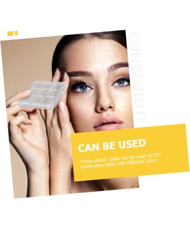 MAGICLULU Lip 3pcs Boxes Eye Shadow Box Eyeshadow Makeup Travel Containers Lipstick Storage Case Loose Powder Empty Eyeshadow - Buy Online on GoSupps.com