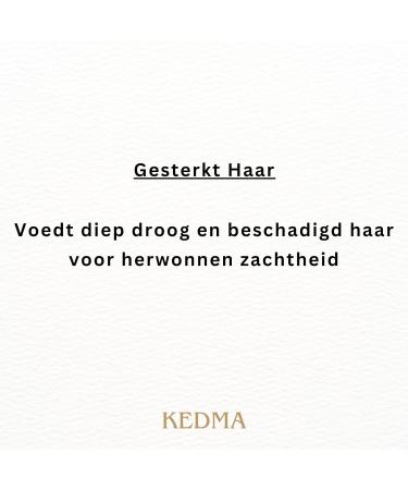 Kedma Deep Repair Hair Mask Nourishes and Revitalises Dry and Damaged Hair With Dead Sea Keratin and Minerals Sulphate and Paraben Free 250g - Buy Online on GoSupps.com