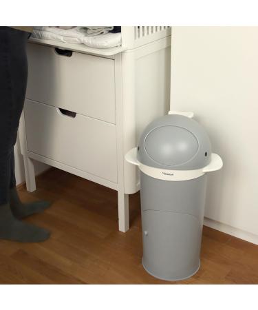 Kindsgut Dark Gray Diaper Wal - Odor-Proof Eco-Friendly Easy Clean with Double Odor Flap | International Shipping - Buy Online on GoSupps.com