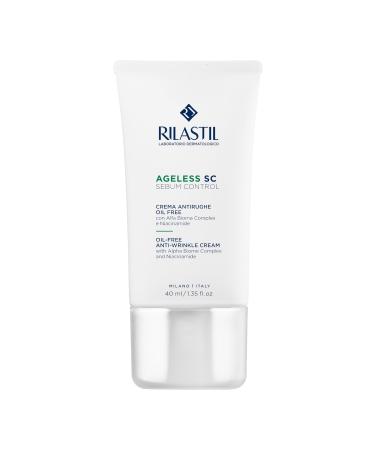 Rilastil Rilastil Ageless SC Sebum Control Oil-Free Wrinkle Cream with Alfa Bioma Complex and Niacinamide 40ml