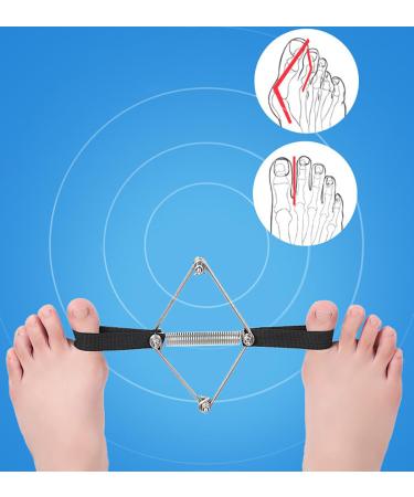 Breathable Elastic Aluminum Bunion Corrector | Pain Relief Big Toe Strap & Stretcher Straightener - Buy Online on GoSupps.com
