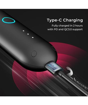 TYMO Cordless Hair Straightener Brush | Mini Portable Heated Comb for Travel | Ionic Hot Straightening | USB Rechargeable - Buy Online on GoSupps.com