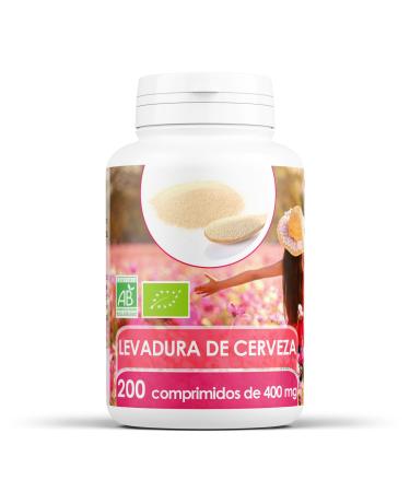 Organic Brewer's Yeast - 400mg - 200 Tablets