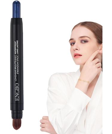 Eye Brightener Stick - Matte Shimmer Double Head Eye Shadow Crayon Brightener Makeup Eyeshadow Stick Waterproof Eye Makeup for Women Girls Pochy 08 - Buy Online on GoSupps.com
