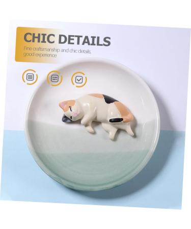 MAGICLULU Storage penholder pencil display stand cat sculpture pen storage rack calligraphy painting rest miniature cat statues coffin brush holder Nail Art Pen Holder resin painted Pen - Buy Online on GoSupps.com