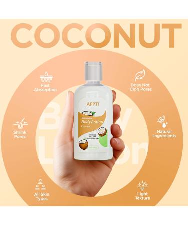 Moisturizing Body Lotion | Coconut Body Smoothing Cream for All Skin Types - International Shipping Available - Buy Online on GoSupps.com