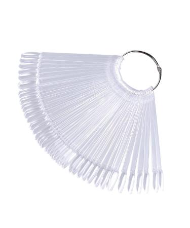 Clyhon 100 pieces color card nail polish board-nail art false nail stick practicability pattern practice practice practice in fan form nail art display table - Buy Online on GoSupps.com