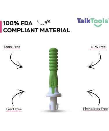 TalkTools Sensi Wee Round Textured Tip (Green) - Oral Sensory Tool - Buy Online on GoSupps.com