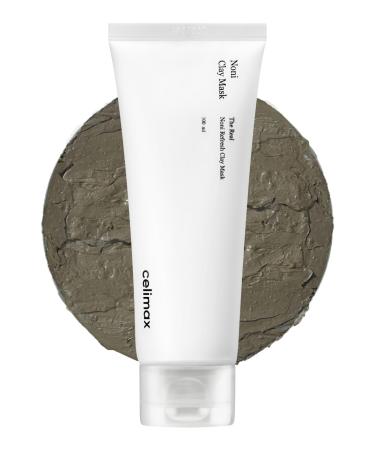 celimax The Real Noni Refresh Clay Mask | Clarifying Deep Pore Cleansing Hydrating Pore Minimizer For Oily Combination Skin Blackhead Korean Face Mask 120g