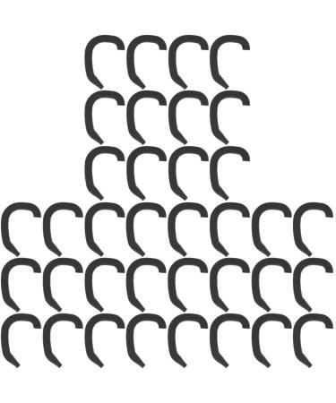 18pairs Comfortable Aesthetic Silicone Portable of Tool Protectors Accessories Tools Corrector Newborn Face Protecting Black Supports Protruding Mask Correction