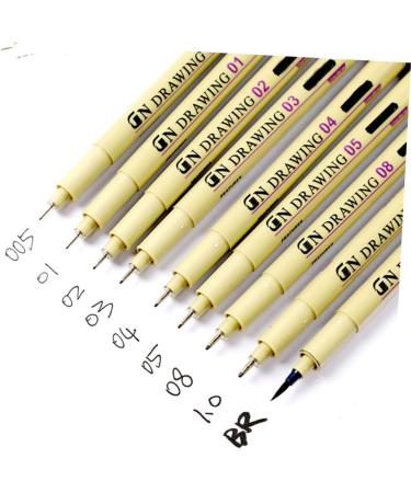 Lurrose 24 Pcs Painting Pen Drawing Liner Pen Drawing Pen Comics Line Pen - Buy Online on GoSupps.com