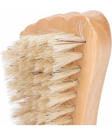 Wooden Nail Brush with Ergonomic Design Brush Hair for Cleaning Hands and Feet Portable and Dead Skin Removal - Buy Online on GoSupps.com